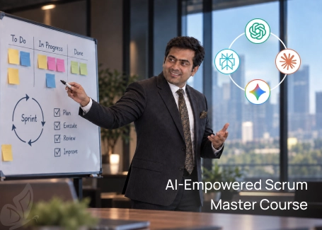 AI Empowered Scrum Master certification course for professionals seeking modern agile skills